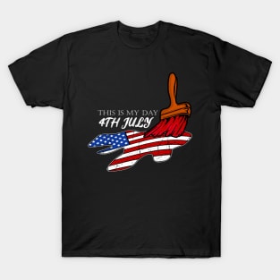 America Shirt 4th of July Patriotic T-shirt holiday T-Shirt